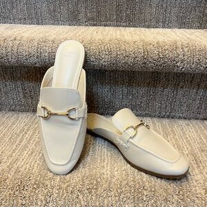 Elegant Cream Slip-On Loafers